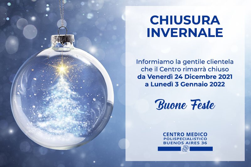 Centro Medico Buenos Aires 36 - Chiusura Invernale 2021